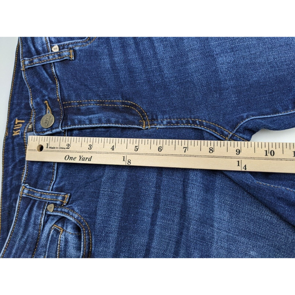 Kut From The Kloth Women's Toothpick Skinny Jeans Straight Leg Dark Wash size 8S - Picture 7 of 11